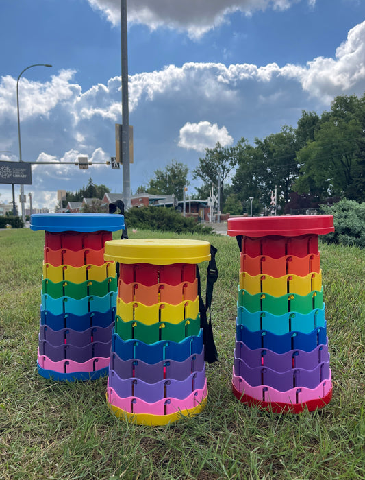 Rainbow Collapsible Stool